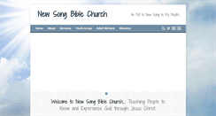 Desktop Screenshot of newsongbiblechurch.com